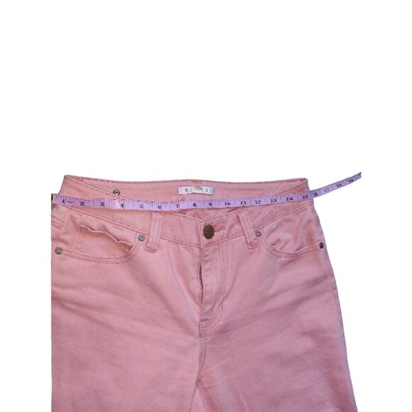 CAbi Cropped Bree Capri womens pants - stretch size 6 - coral color - Picture 4 of 7